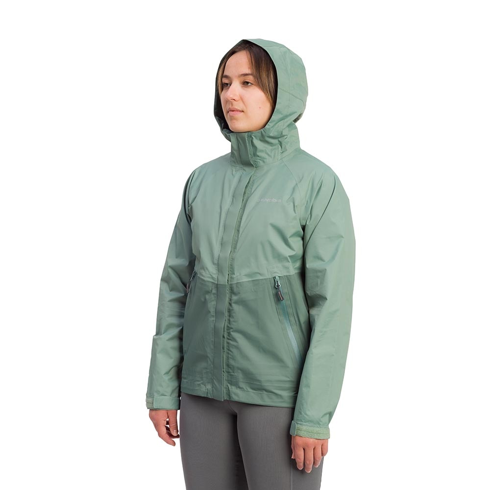 Grundens Aquarius Jacket Women's in Laurel Wreath and Green Bay